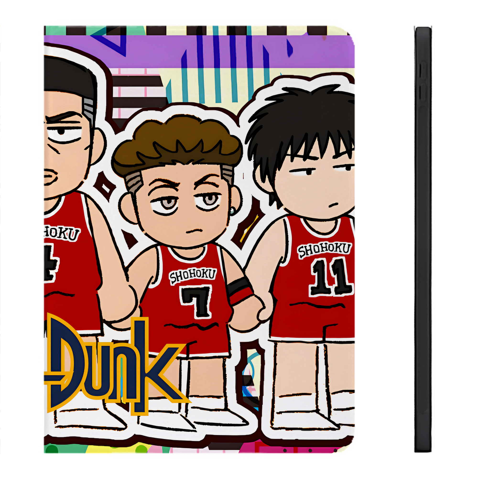 （画像用） SLAM DUNK／スラムダンク IPadケース ペンホルダー付き ブックスタイルデザイン